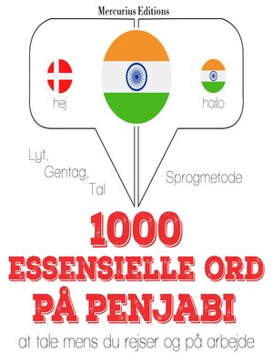 cover image of 1000 essentielle ord i Penjabi